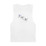 A trio of Fairy-wrens (spendid, superb and lovely) - Unisex Barnard Tank Printify