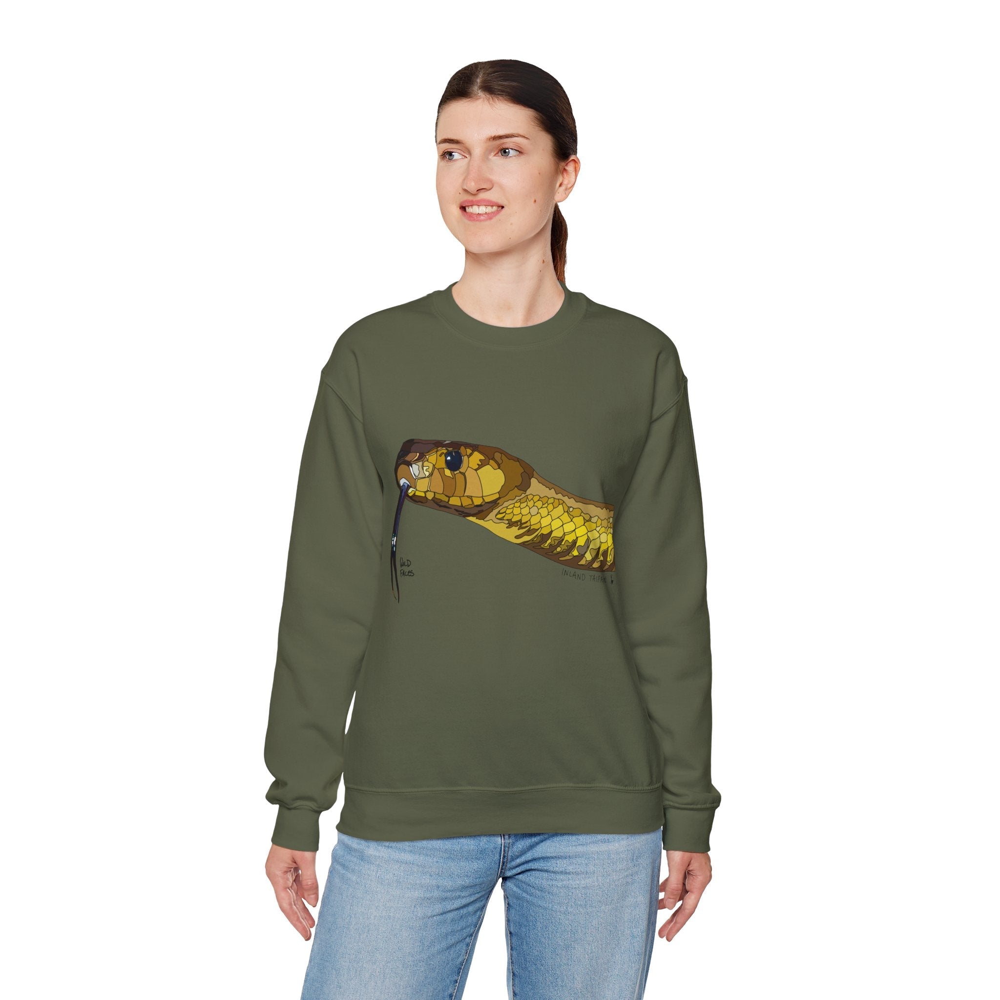 Inland Taipan Sweatshirt | Unisex Heavy Blend™ Crewneck Printify