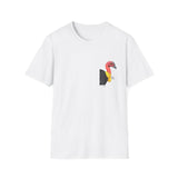 Australian Brush-turkey - Small design - Unisex Softstyle T-Shirt Printify