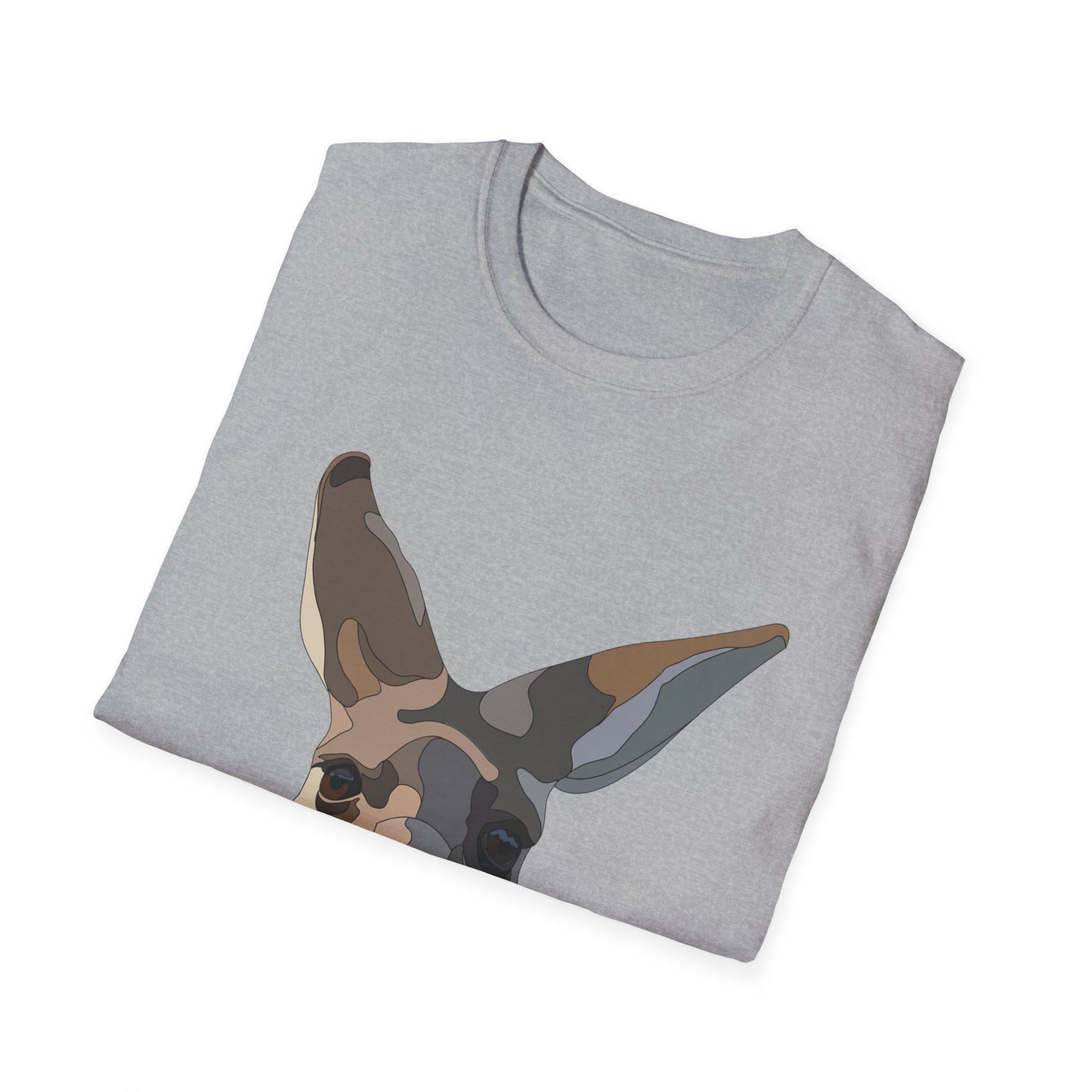 Eastern Grey Kangaroo - Unisex Softstyle T-Shirt Printify