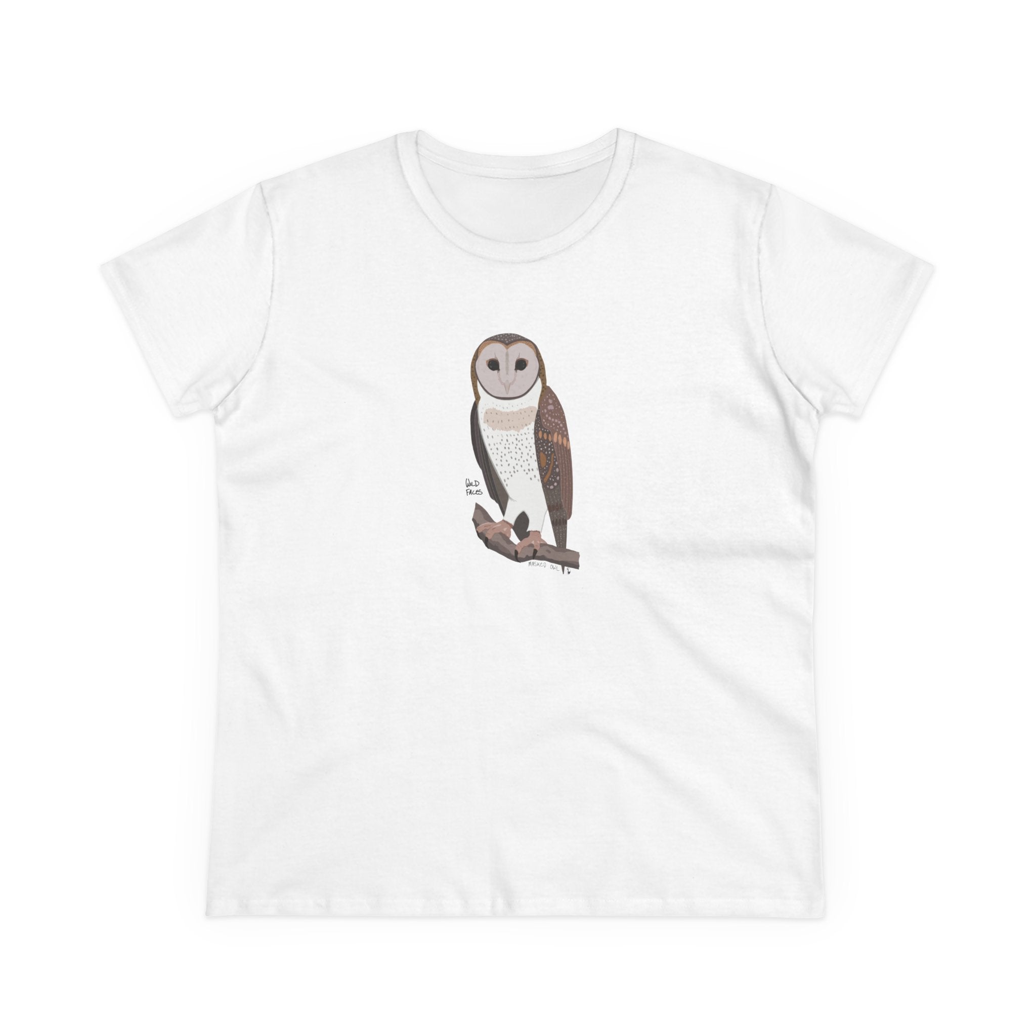 Masked Owl - Women's Midweight Cotton Tee