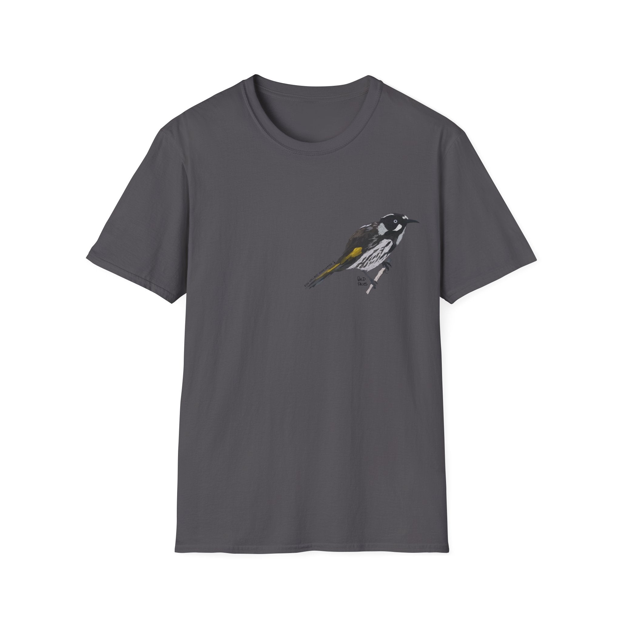 New Holland Honeyeater - small design - Unisex Softstyle T-Shirt