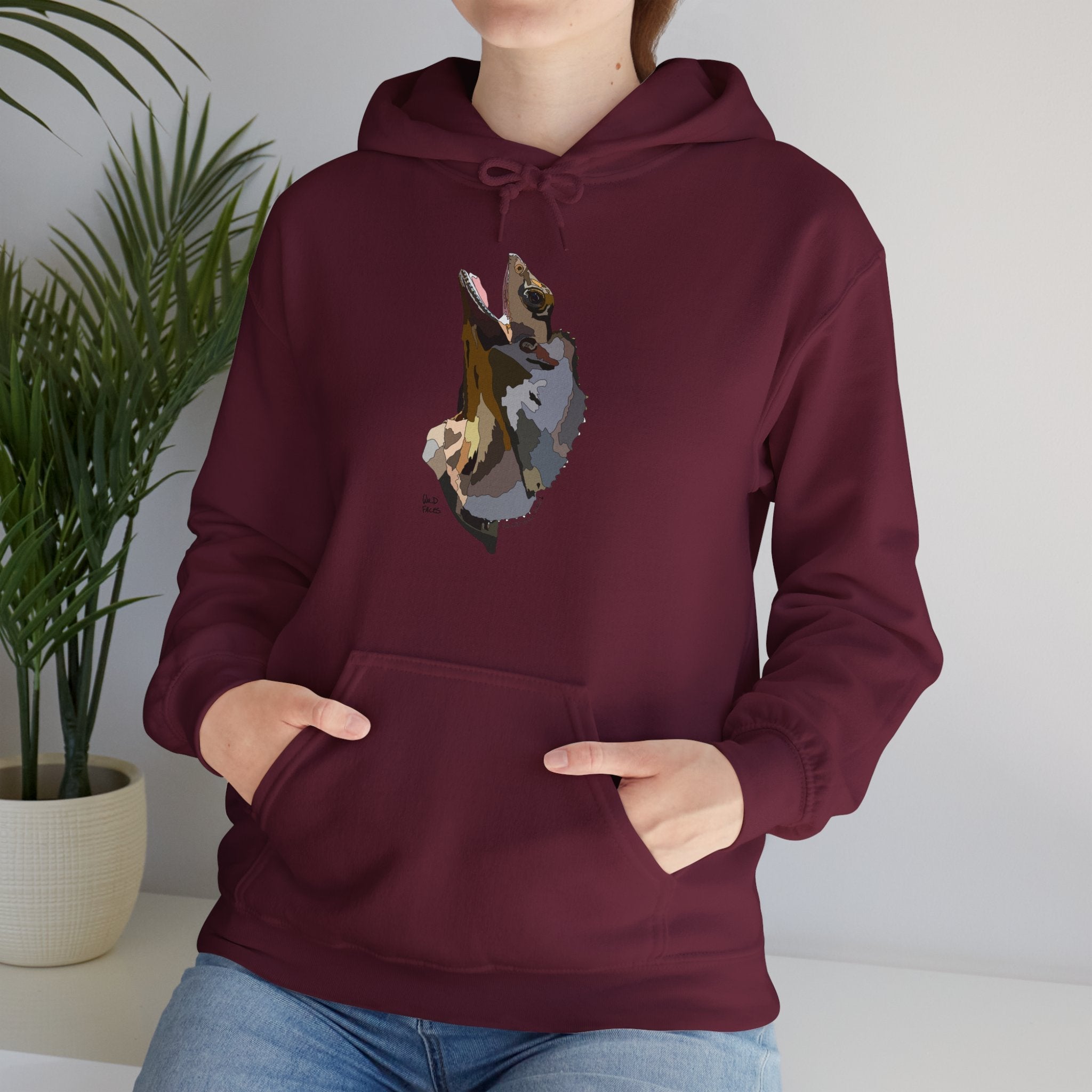 Frilled-neck Lizard | Unisex Heavy Blend™ Hooded Sweatshirt Printify