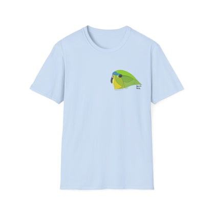 Orange-bellied Parrot - Small design- Unisex Softstyle T-Shirt