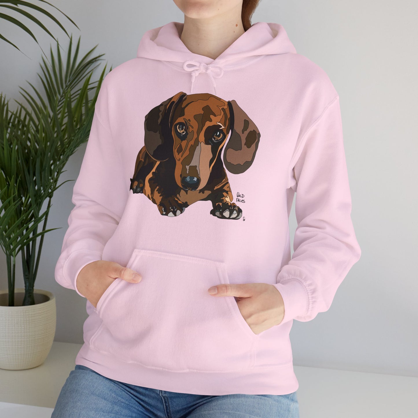 Dachshund (body) | Unisex Heavy Blend™ Hooded Sweatshirt