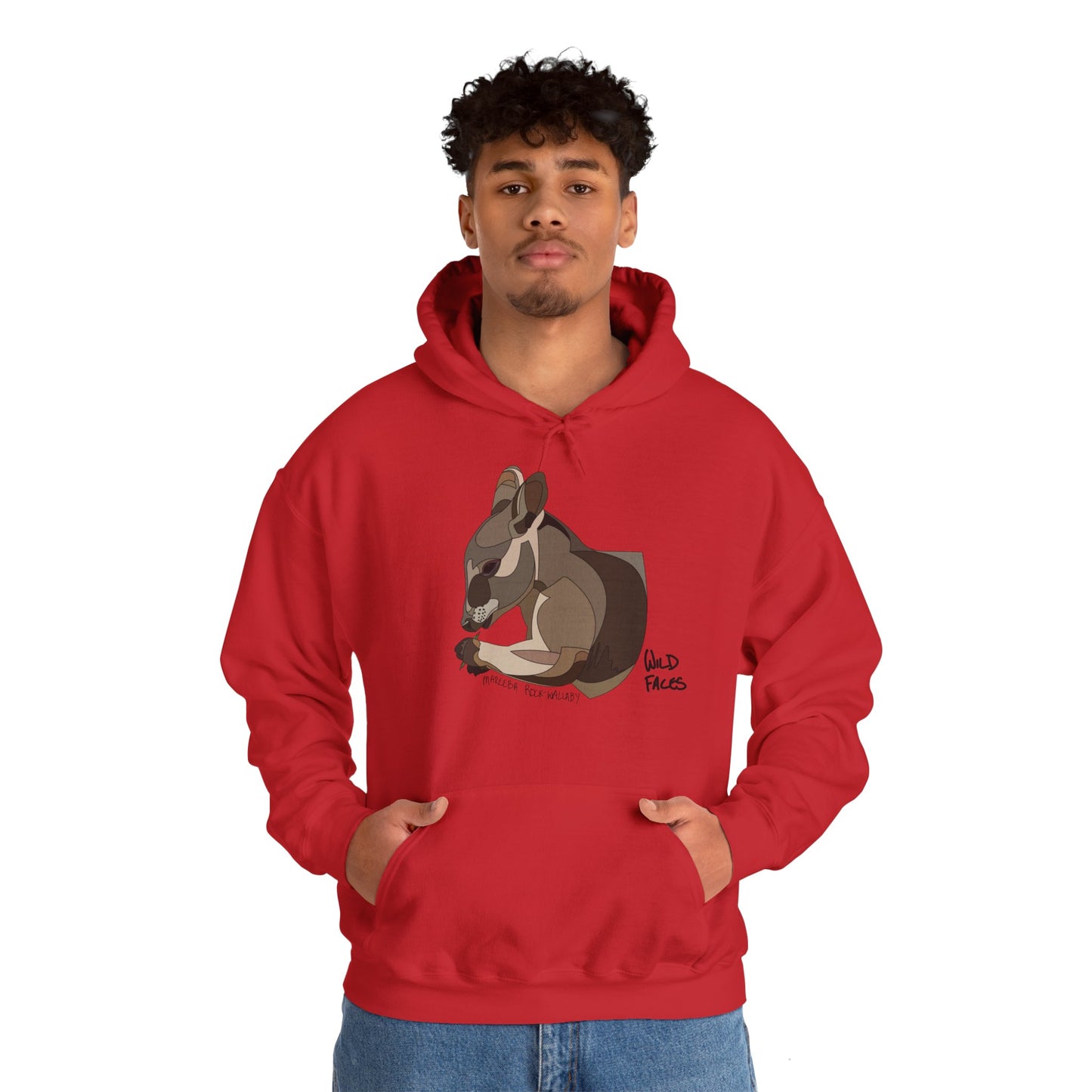 Mareeba Rock-wallaby | Unisex Heavy Blend™ Hooded Sweatshirt