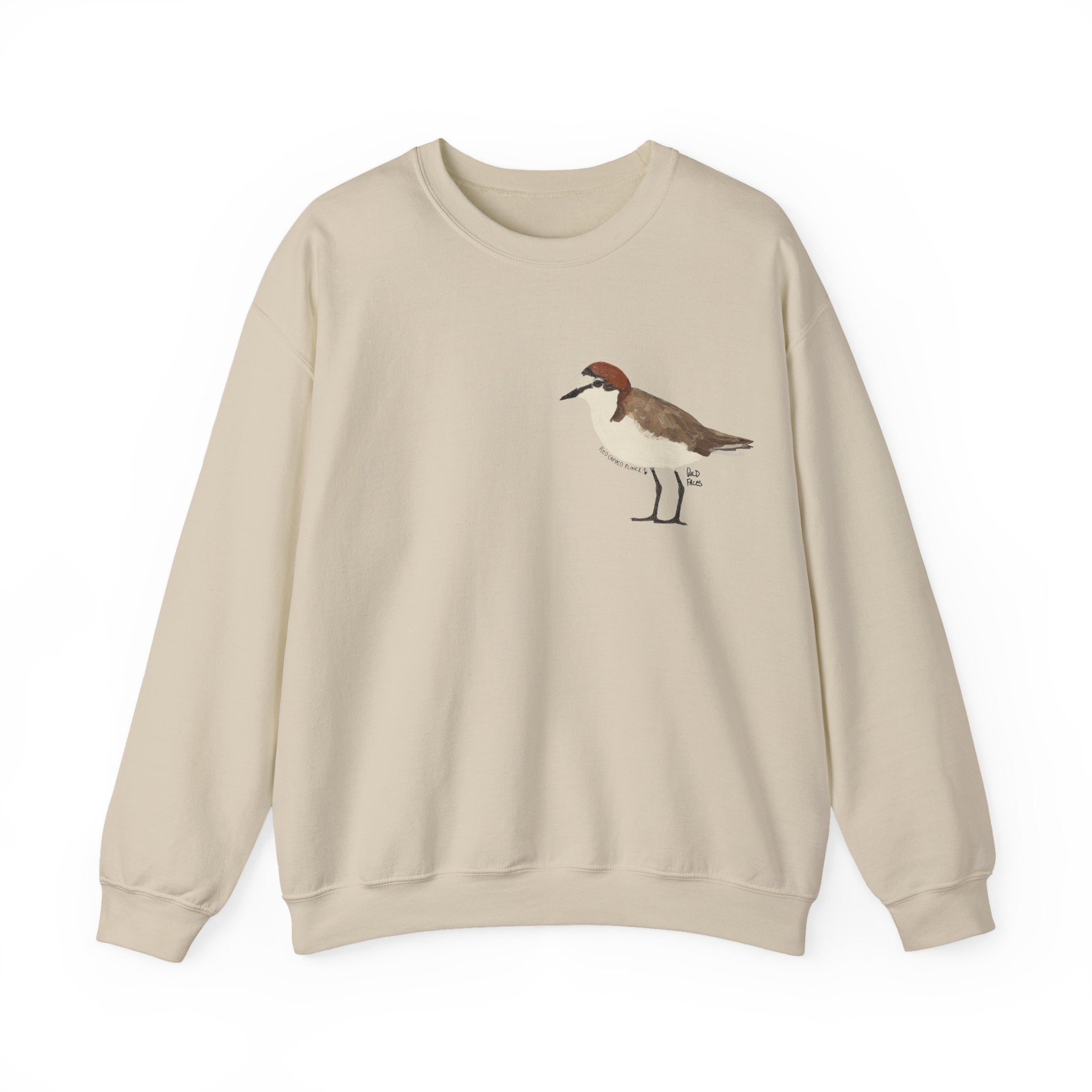 Red-capped Plover (body) | Unisex Heavy Blend™ Crewneck