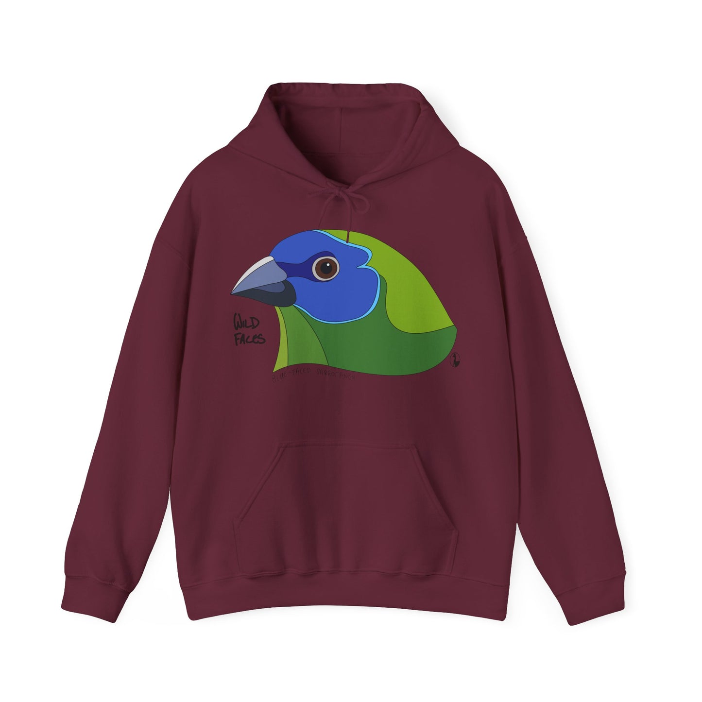 Blue-faced Parrotfinch | Unisex Heavy Blend™ Hooded Sweatshirt