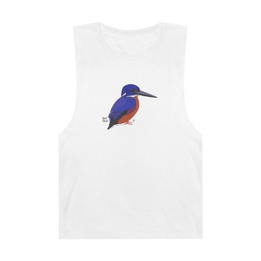 Azure Kingfisher - Unisex Barnard Tank Printify