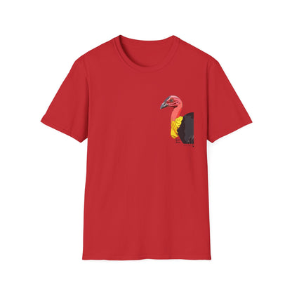 Australian Brushturkey - Small design - Unisex Softstyle T-Shirt