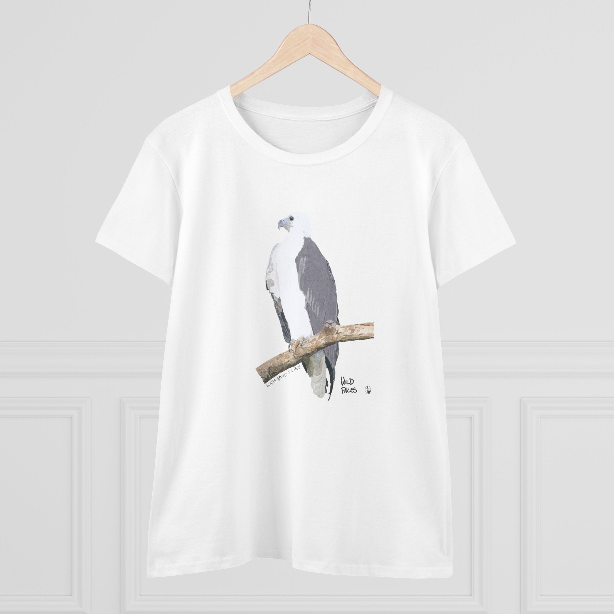 White-bellied Sea Eagle - Women's Midweight Cotton Tee Printify