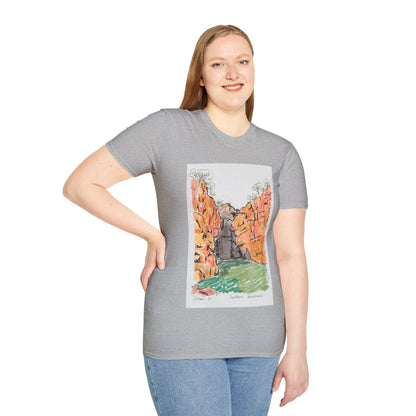 Southern Rockhole, Nitmiluk- Unisex Softstyle T-Shirt