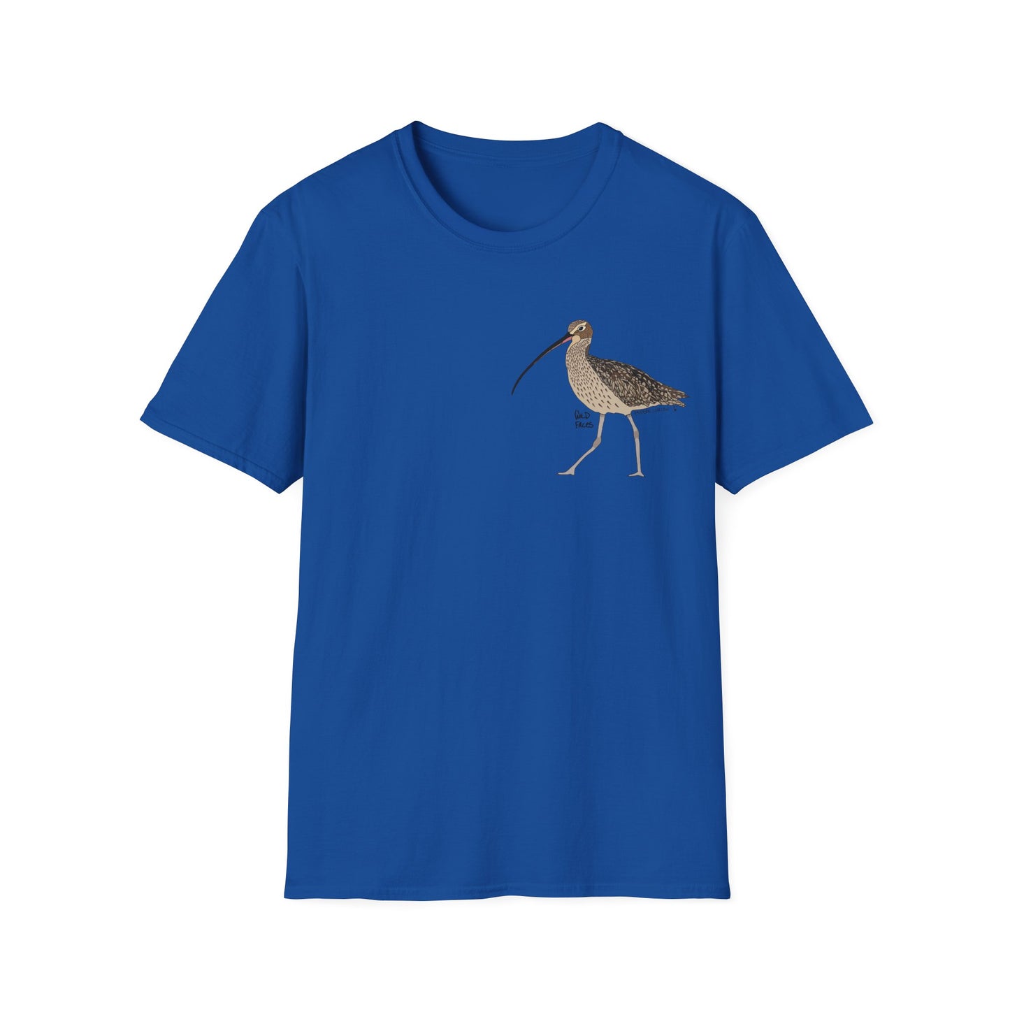 Eastern Curlew- Small design - Unisex Softstyle T-Shirt