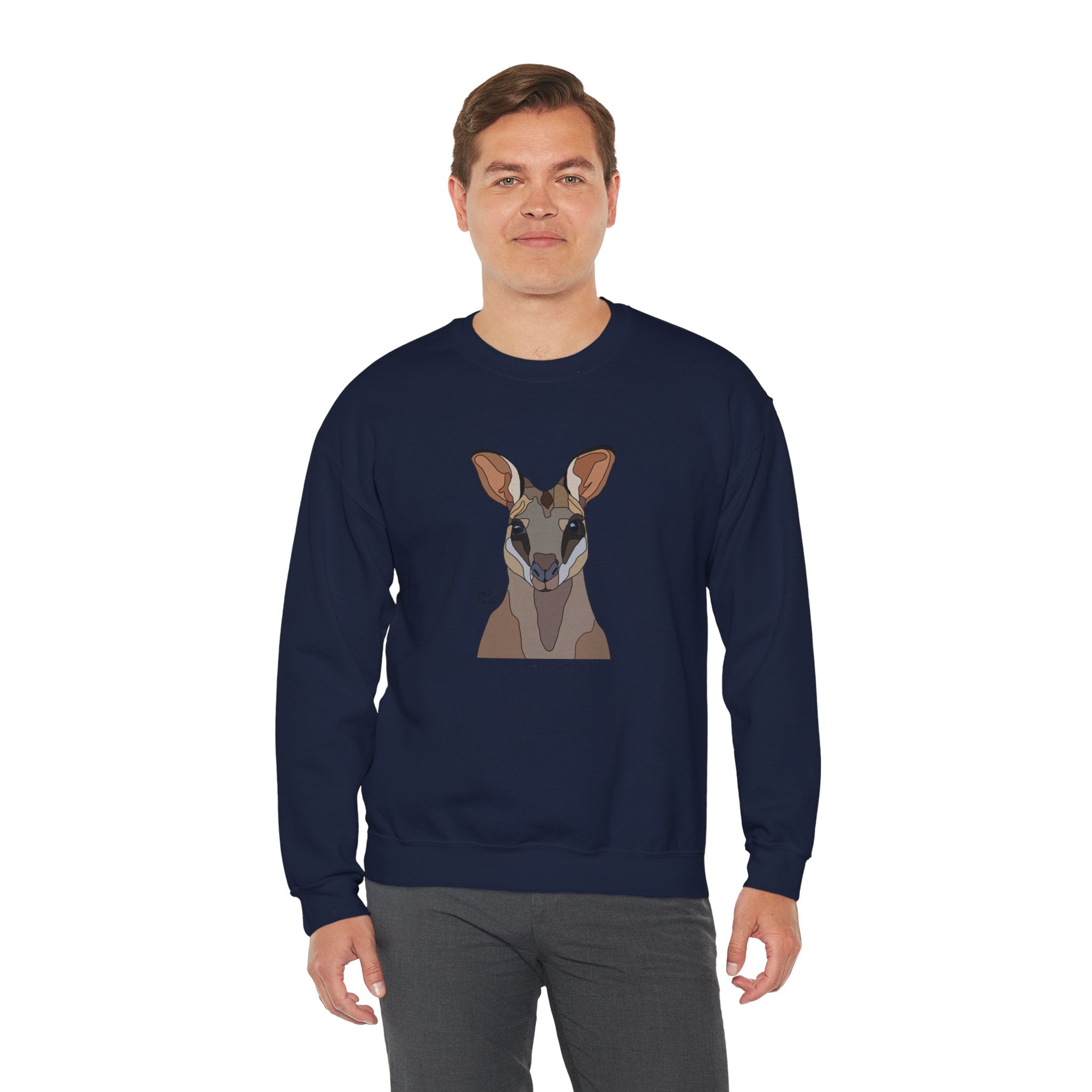 Agile Wallaby Sweatshirt | Unisex Heavy Blend™ Crewneck Printify