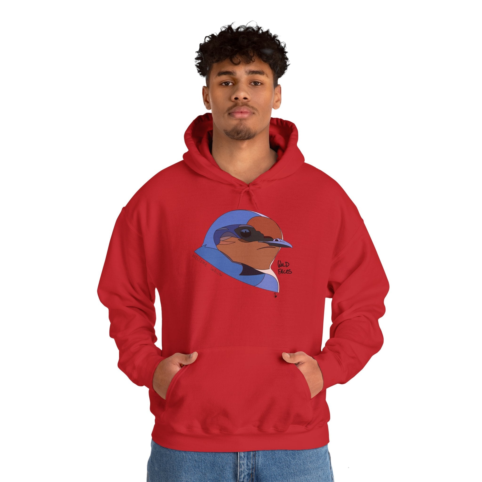 Welcome Swallow | Unisex Heavy Blend™ Hooded Sweatshirt Printify