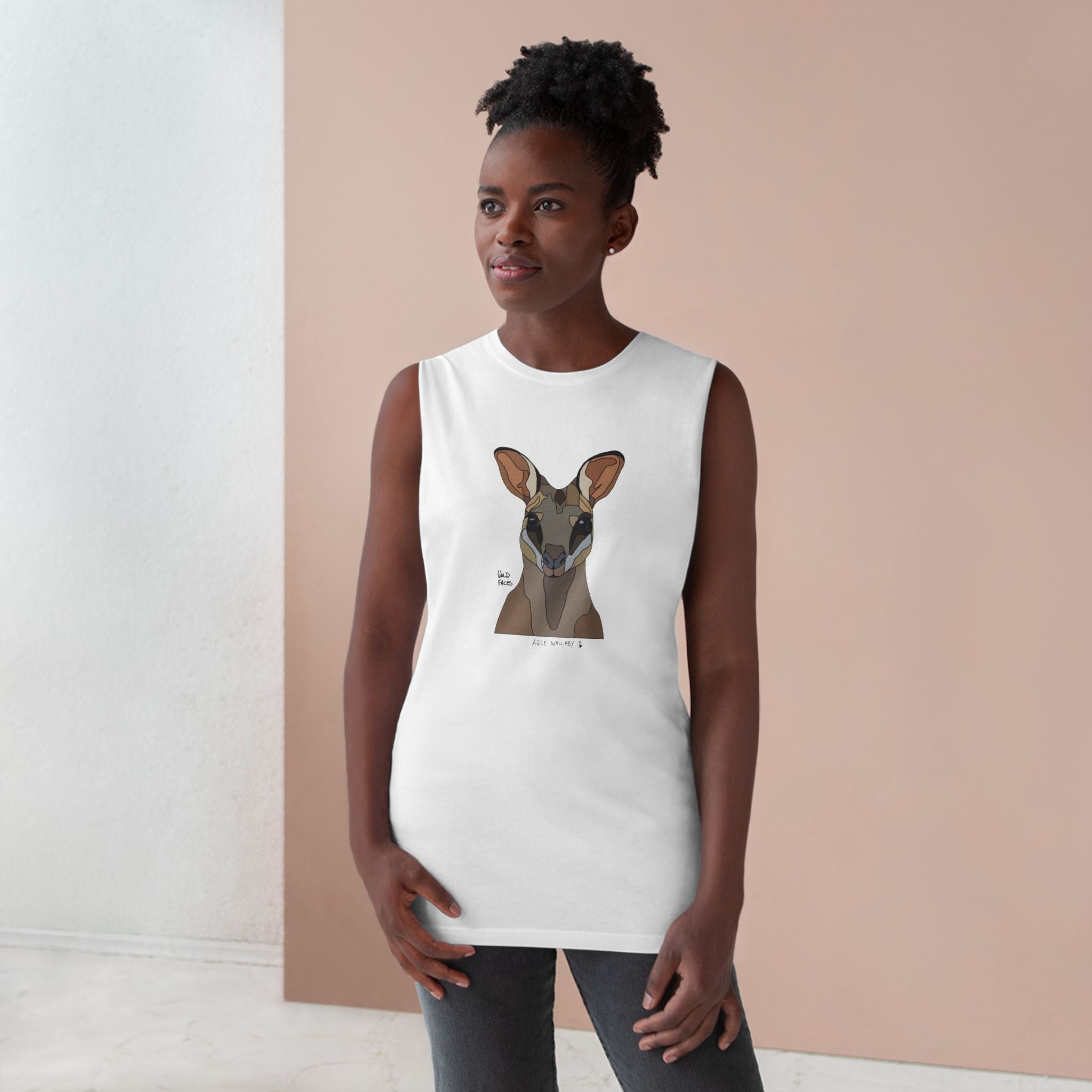 Agile Wallaby - Unisex Barnard Tank Printify