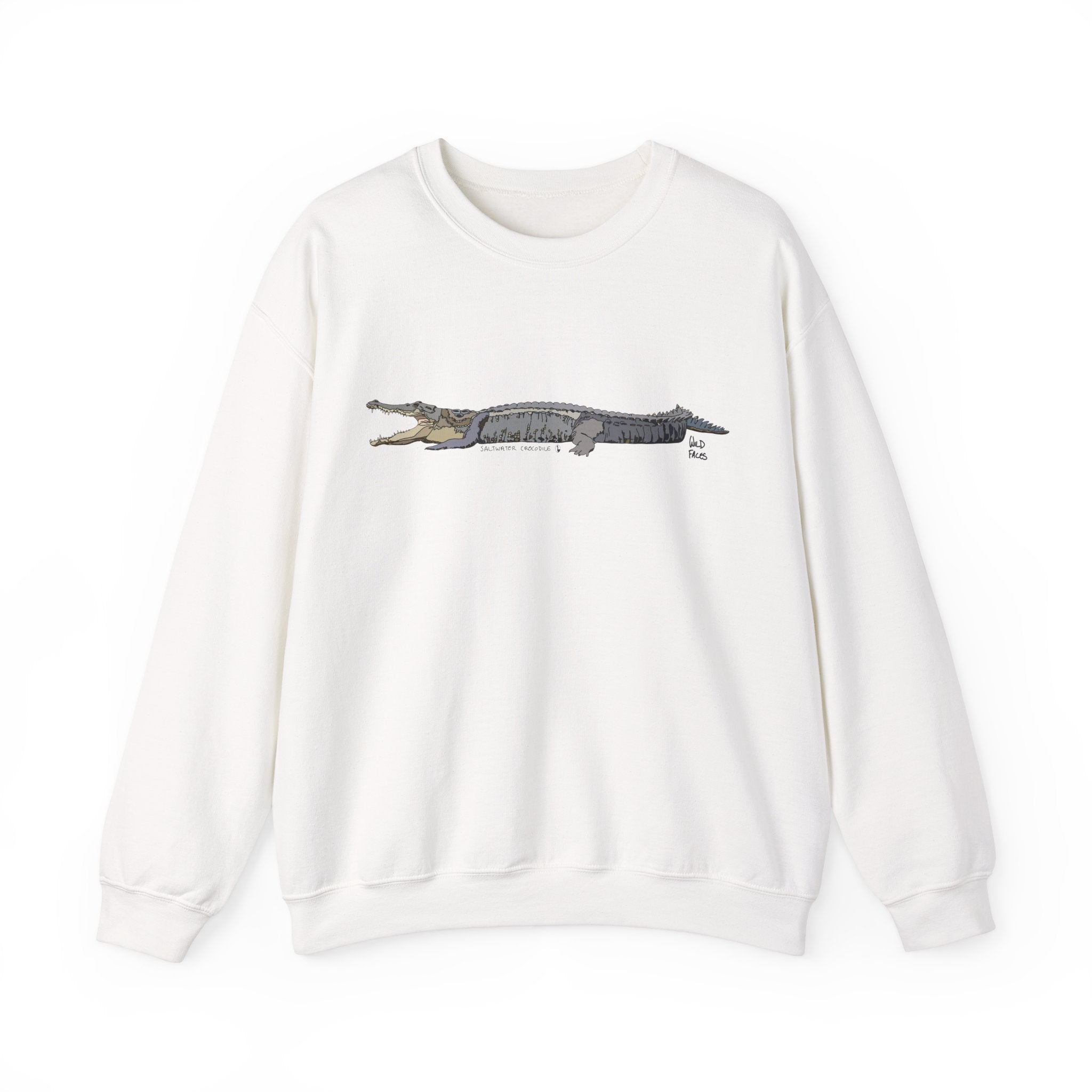 Saltwater Crocodile Sweatshirt | Unisex Heavy Blend™ Crewneck Printify