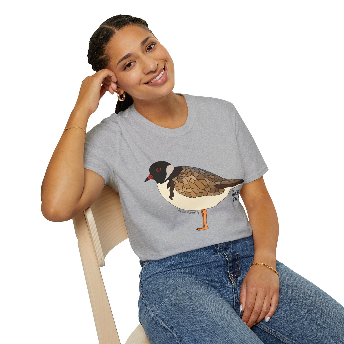 Hooded Plover - Unisex Softstyle T-Shirt