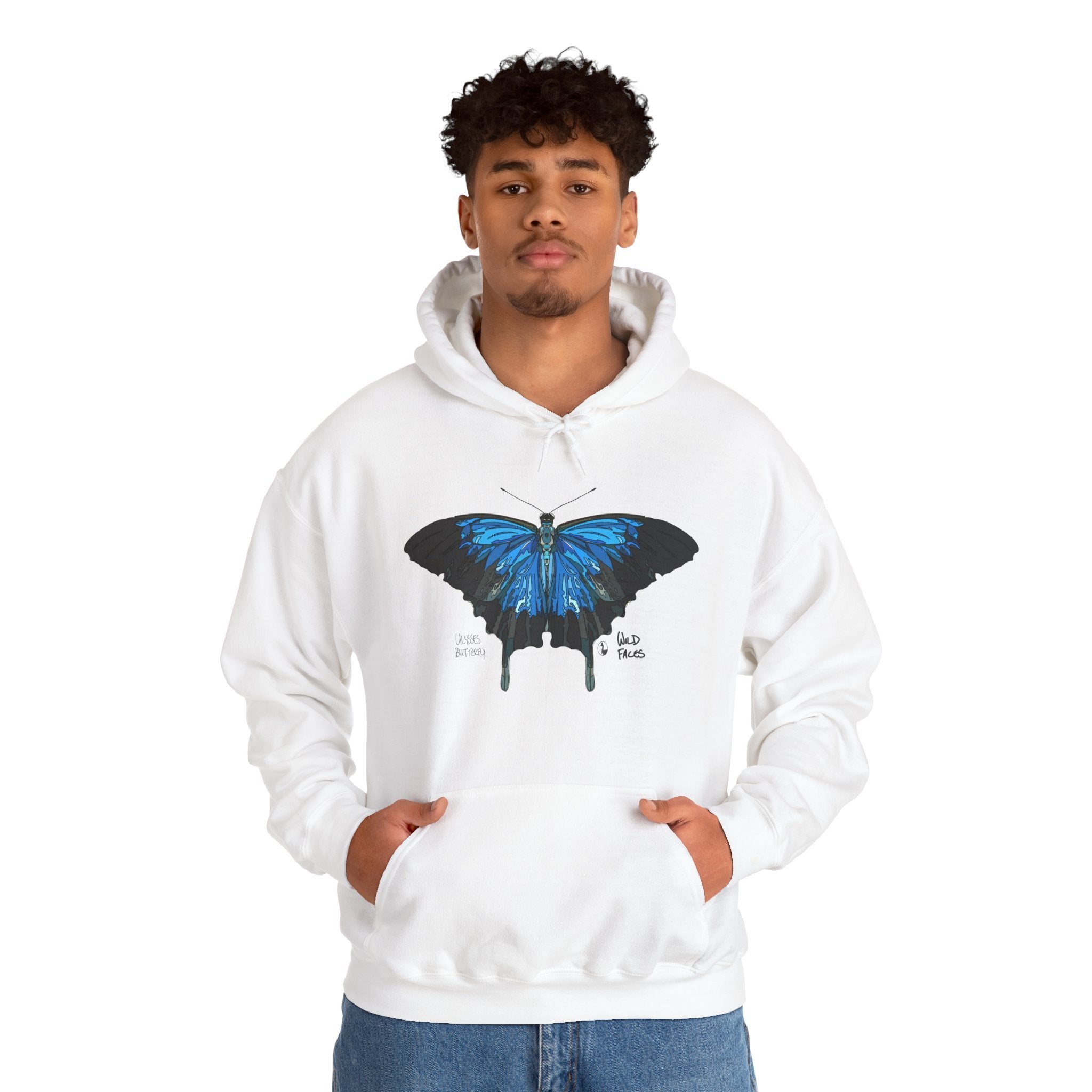Ulysses Butterfly | Unisex Heavy Blend™ Hooded Sweatshirt Printify