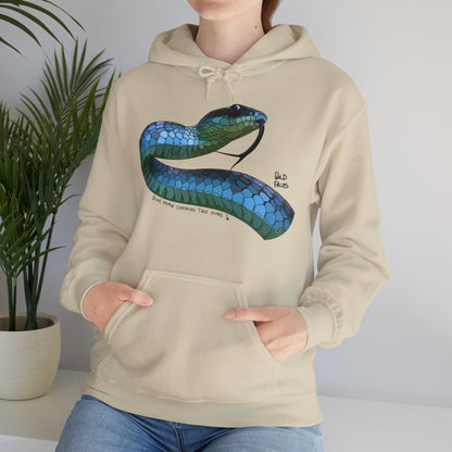 Blue Phase Common Tree-snake | Unisex Heavy Blend™ Hooded Sweatshirt