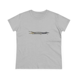 Saltwater Crocodile - Women's Midweight Cotton Tee Printify