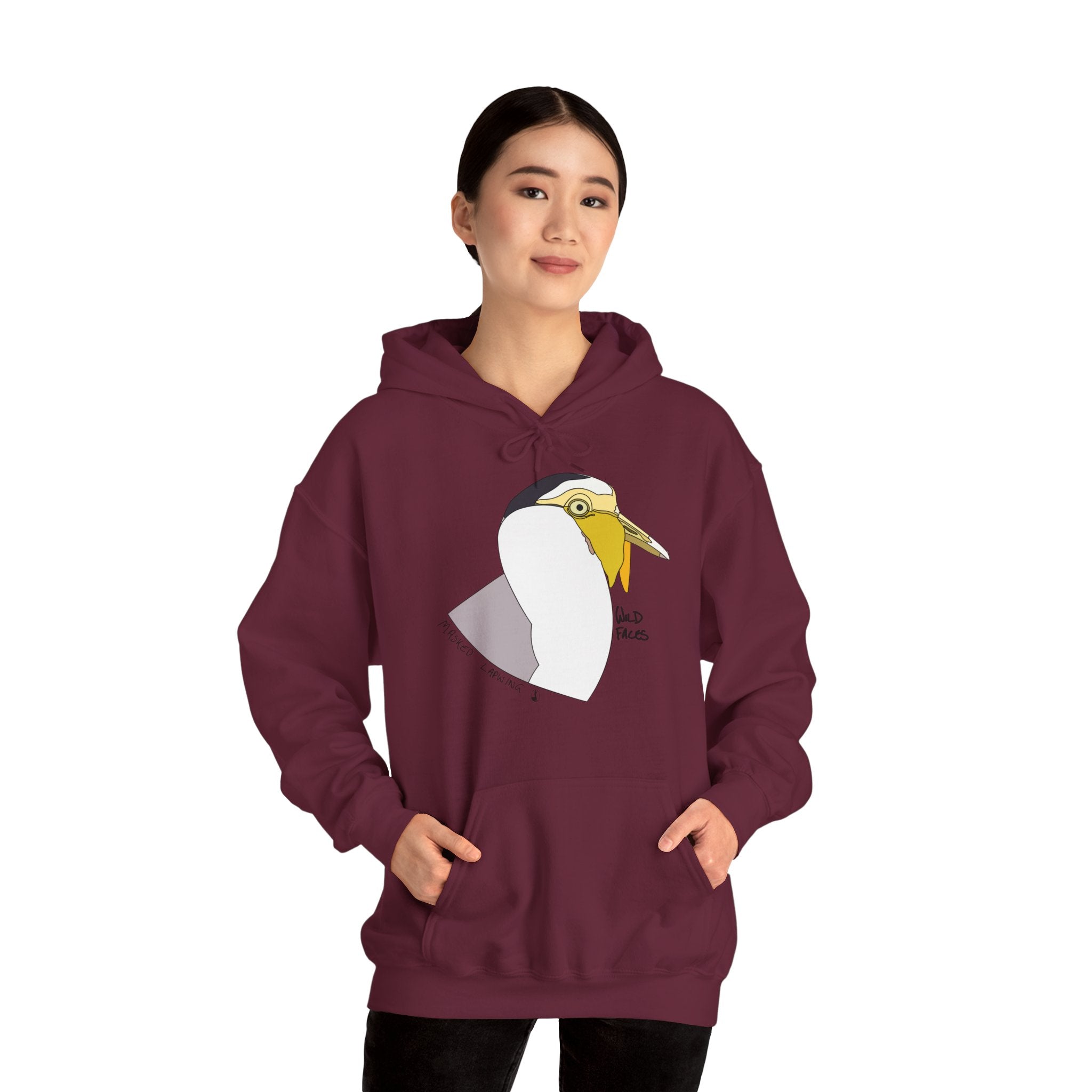 Masked Lapwing | Unisex Heavy Blend™ Hooded Sweatshirt Printify