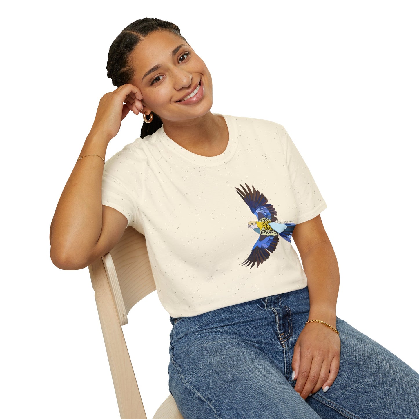 Pale-headed Rosella - Unisex Softstyle T-Shirt