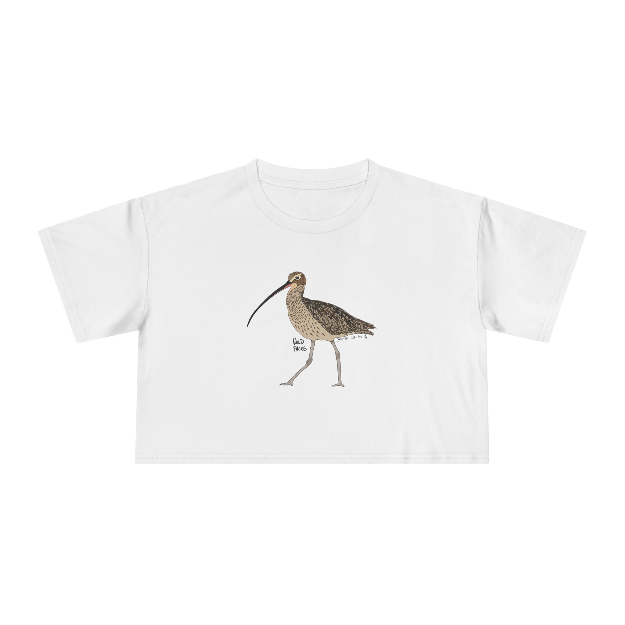Far Eastern Curlew - Women's Crop Tee