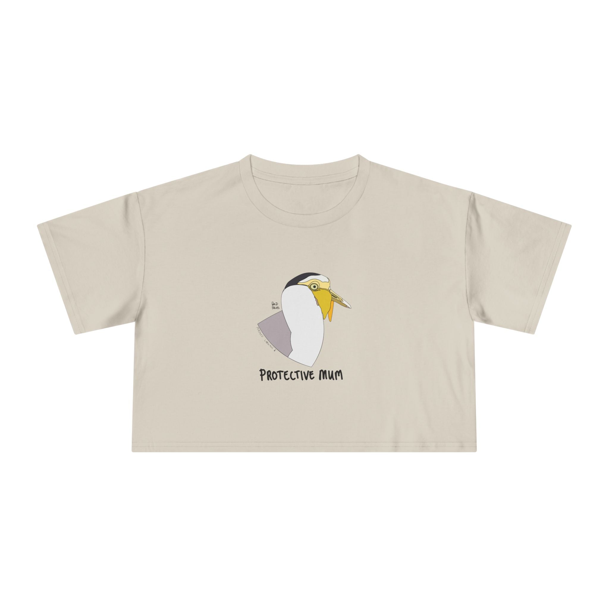 Protective mum - Masked Lapwing - Women's Crop Tee