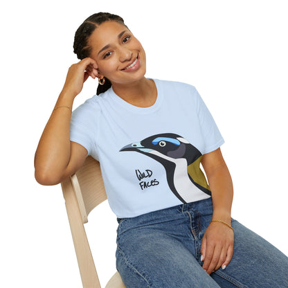 Blue-faced Honeyeater - Unisex Softstyle T-Shirt