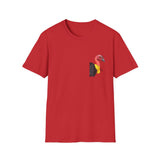 Australian Brush-turkey - Small design - Unisex Softstyle T-Shirt Printify