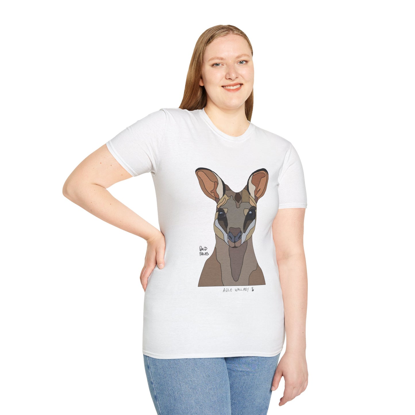 Agile Wallaby - Unisex Softstyle T-Shirt