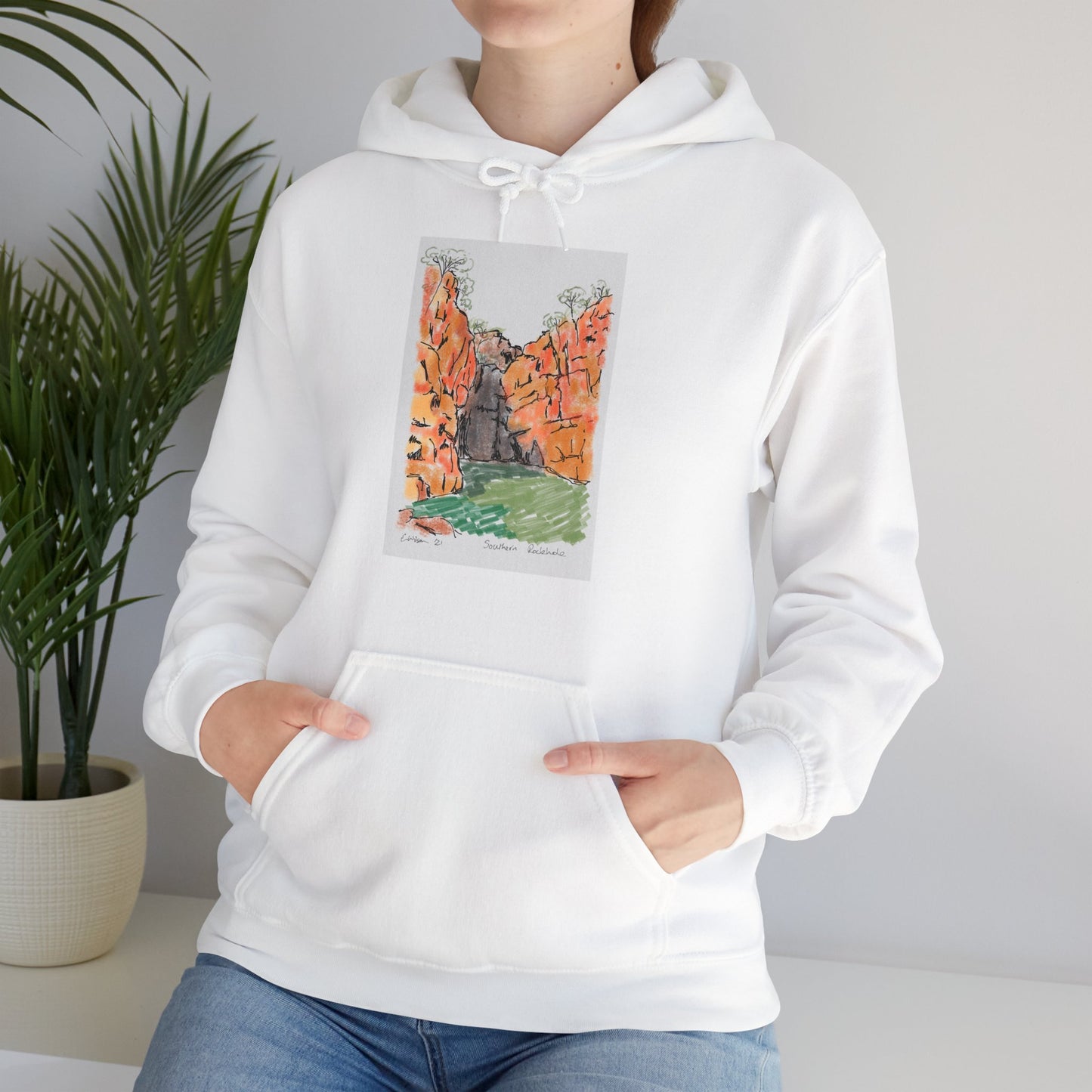 Southern Rockhole, Nitmiluk | Unisex Heavy Blend™ Hooded Sweatshirt