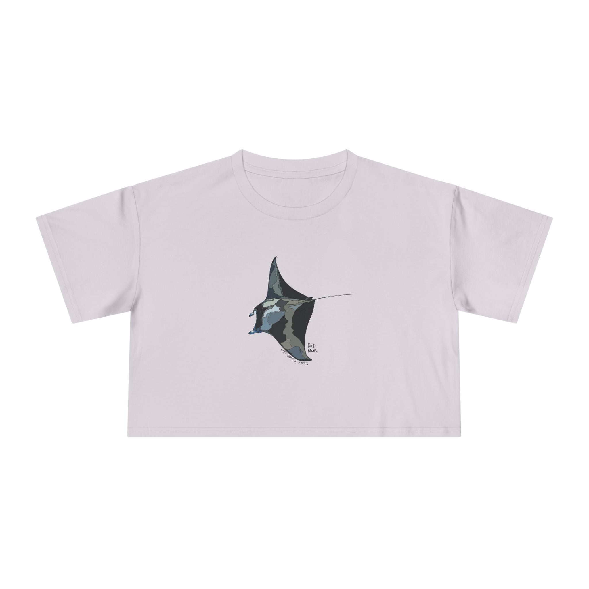 Reef Manta Ray - Women's Crop Tee
