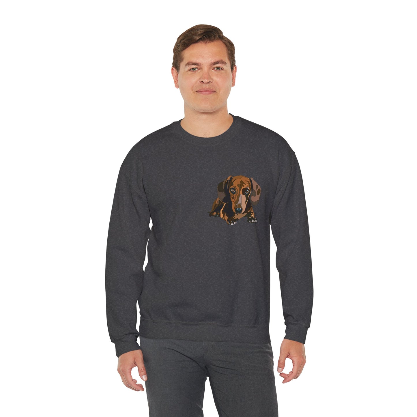 Dachshund (small body) | Unisex Heavy Blend™ Crewneck