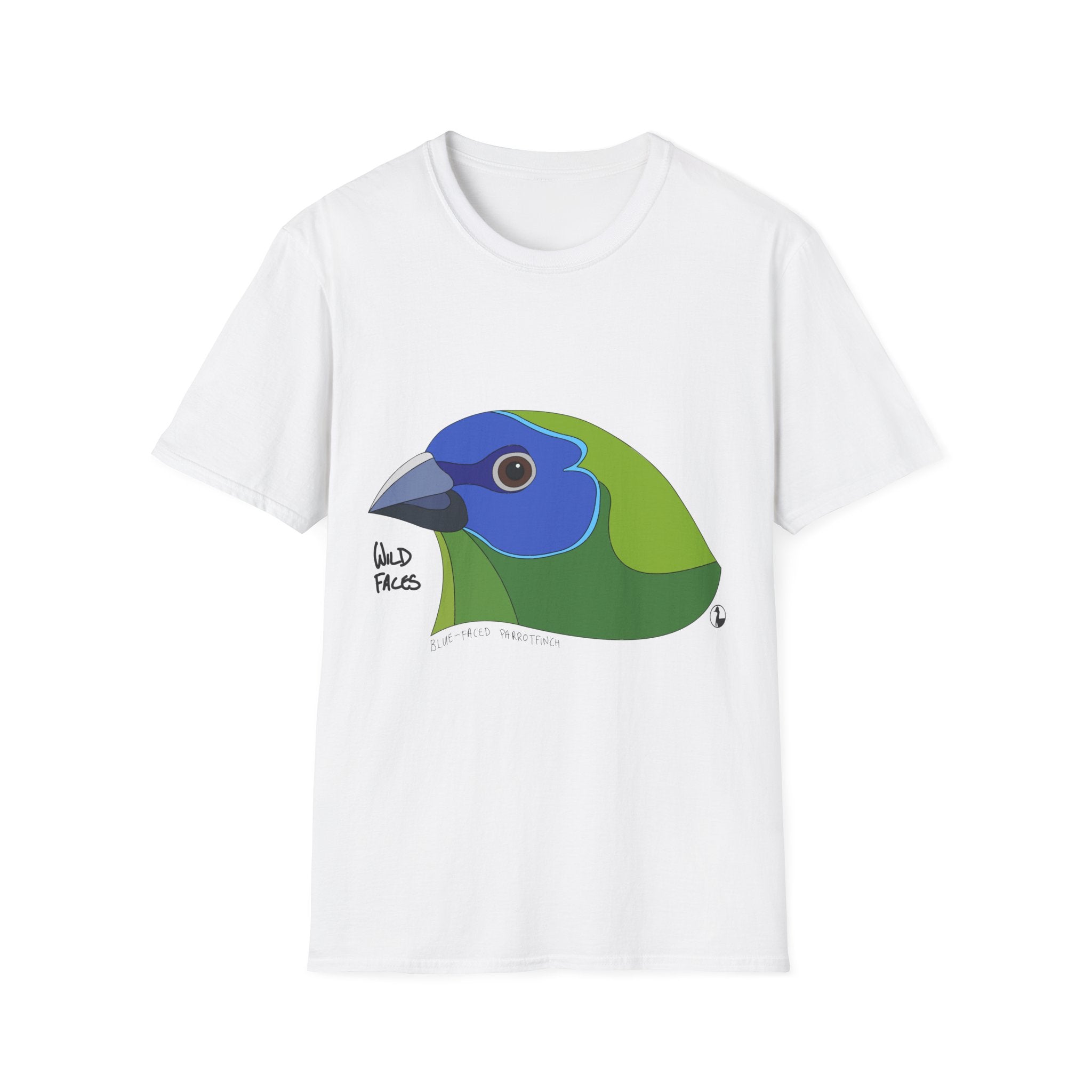 Blue-faced Parrotfinch - Unisex Softstyle T-Shirt