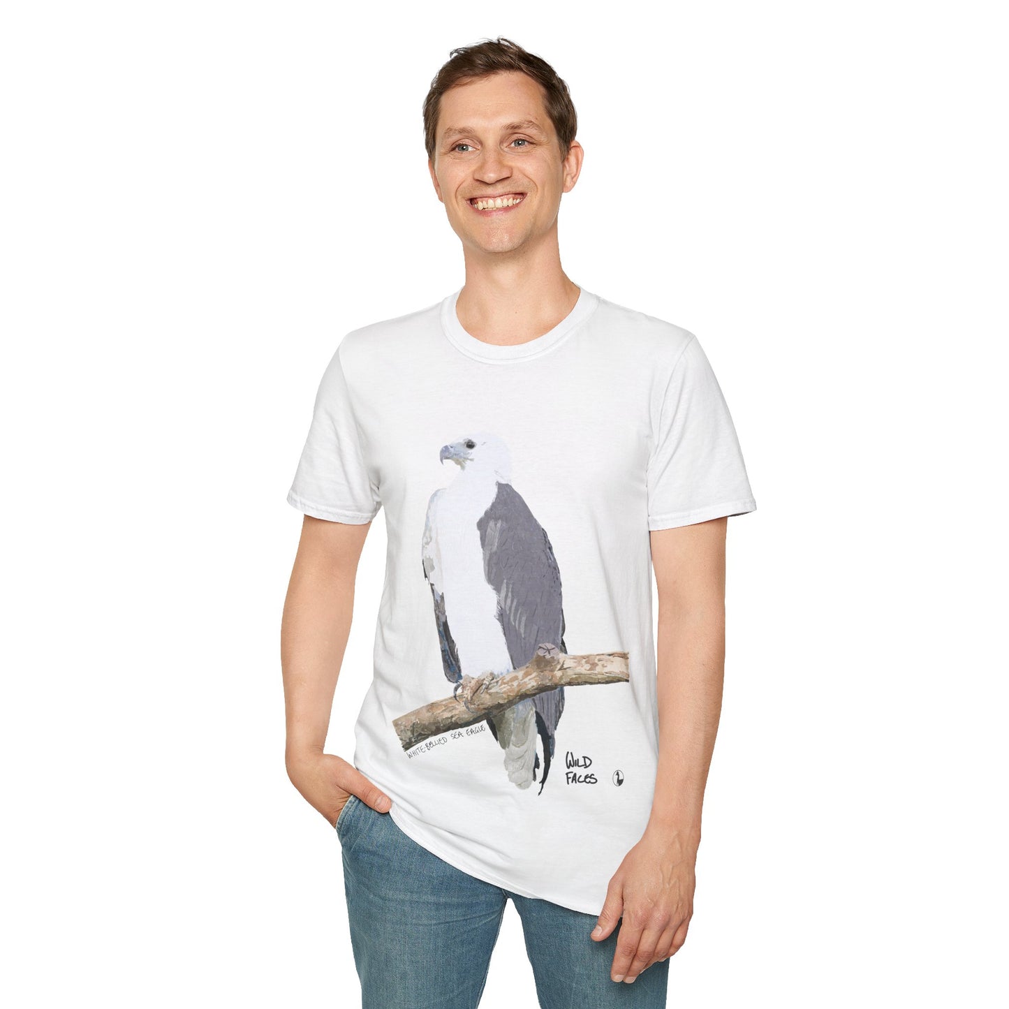 White-bellied Sea Eagle - Unisex Softstyle T-Shirt