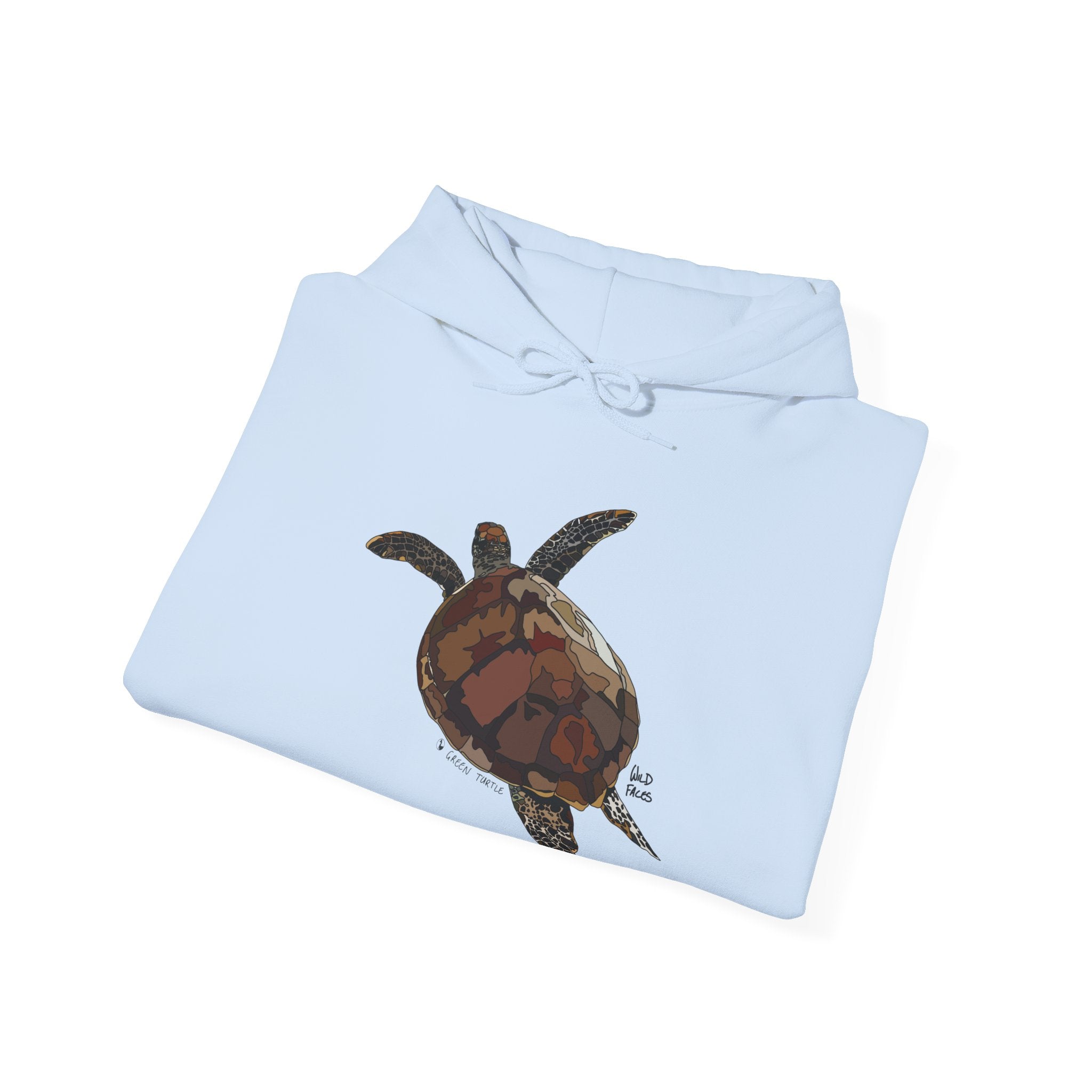 Green Turtle | Unisex Heavy Blend™ Hooded Sweatshirt Printify
