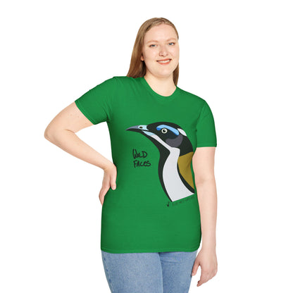 Blue-faced Honeyeater - Unisex Softstyle T-Shirt