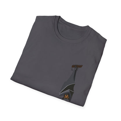 Spectacled Flying Fox - Small design - Unisex Softstyle T-Shirt