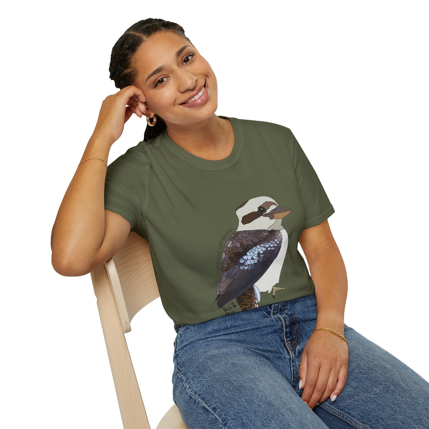 Laughing Kookaburra - Unisex Softstyle T-Shirt