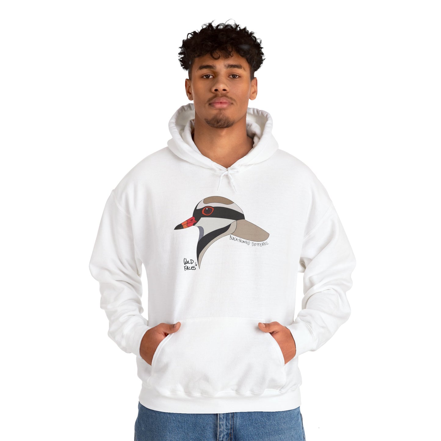 Black-fronted Dotterel | Unisex Heavy Blend™ Hooded Sweatshirt