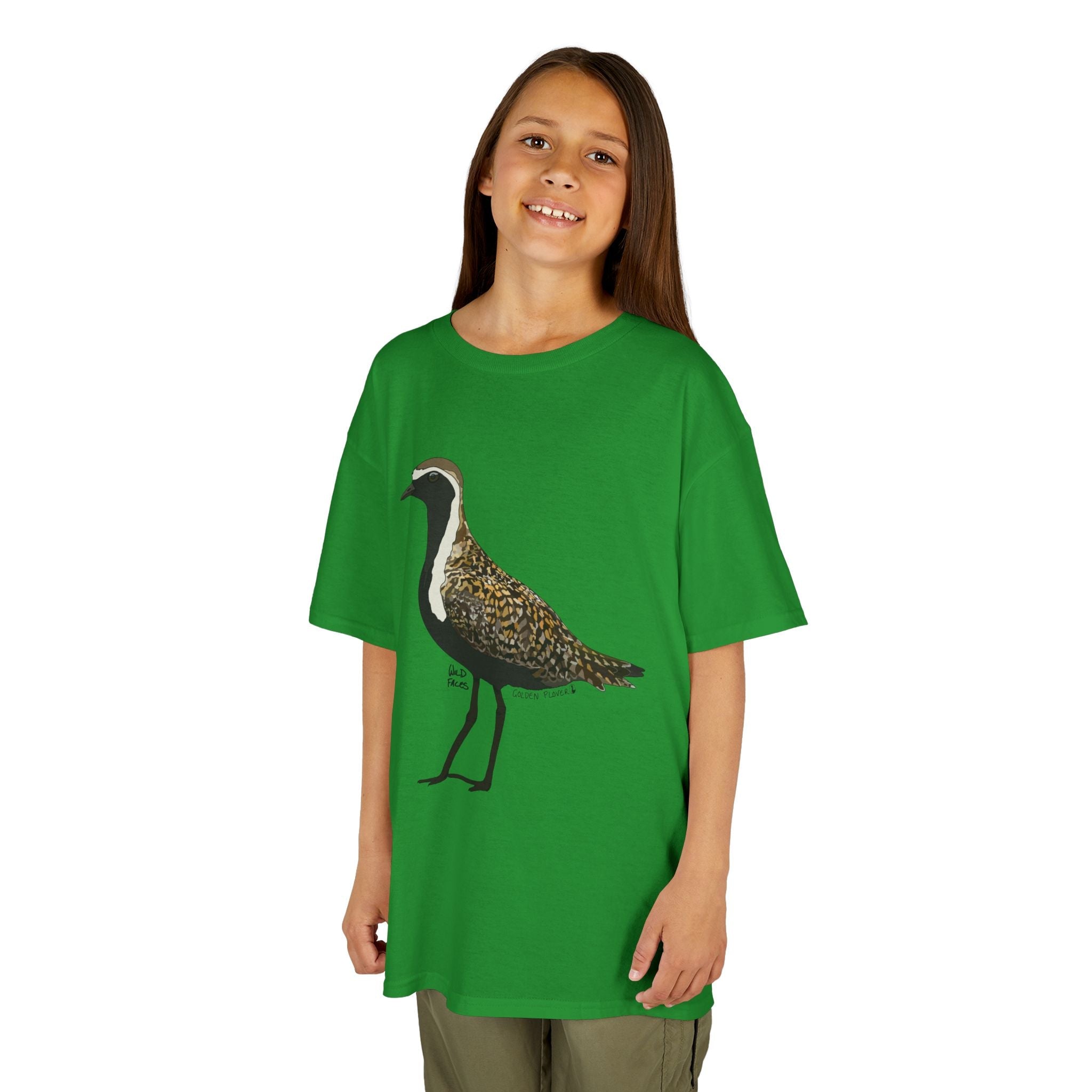 Golden Plover | Kids Heavy Cotton™ Tee Printify