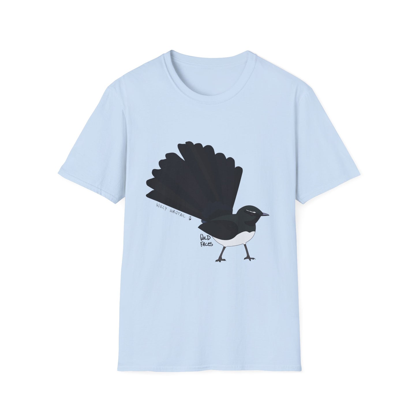 Willy Wagtail - Unisex Softstyle T-Shirt