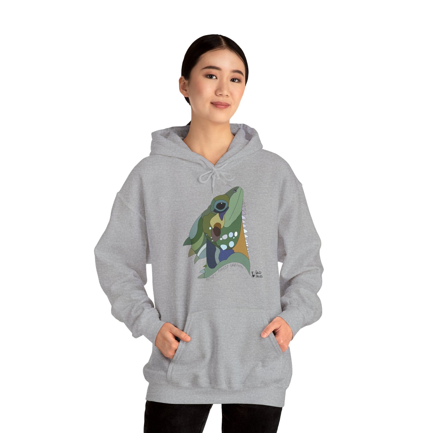 Boyd's Forest Dragon | Unisex Heavy Blend™ Hooded Sweatshirt