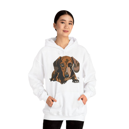 Dachshund (body) | Unisex Heavy Blend™ Hooded Sweatshirt