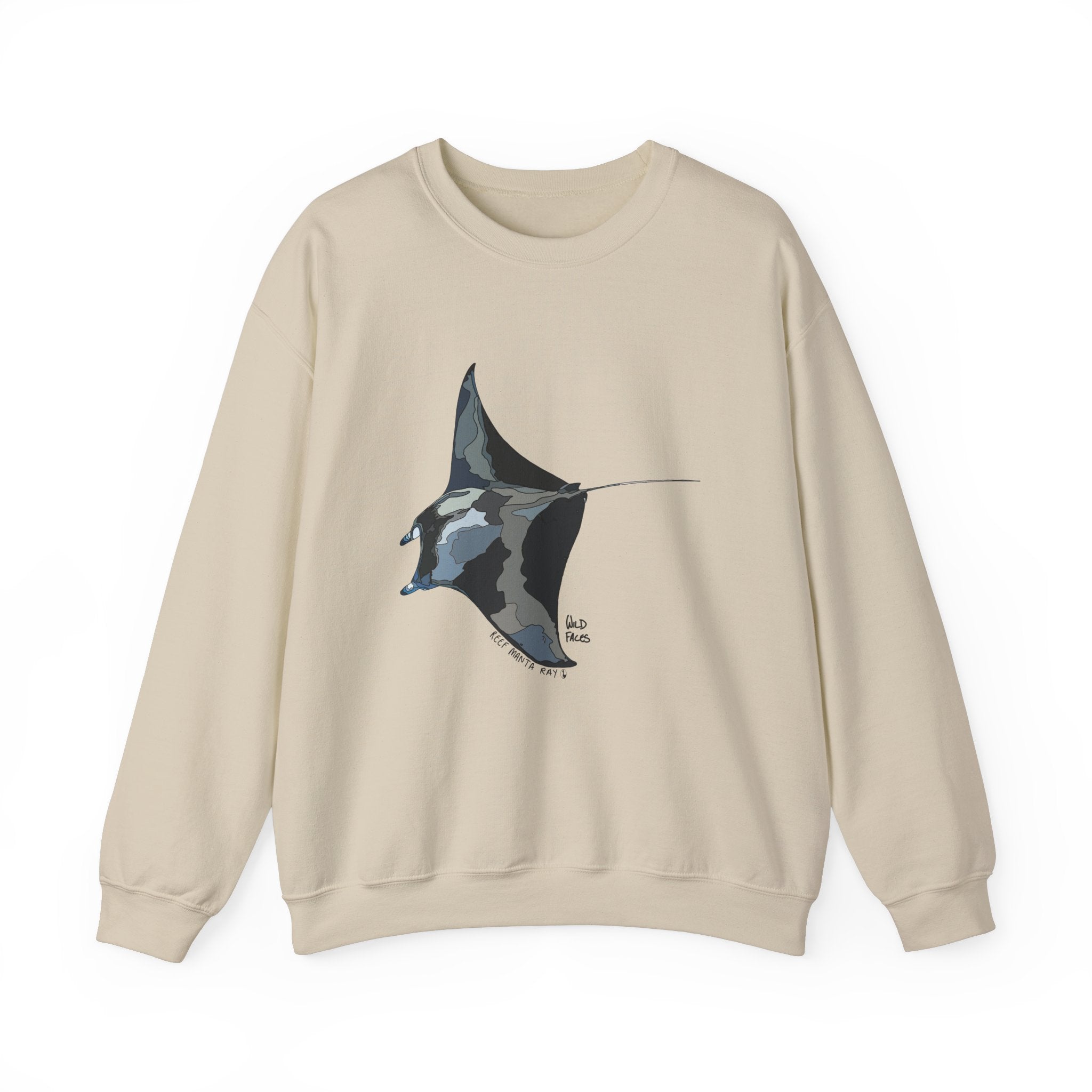 Reef Manta Ray | Unisex Heavy Blend™ Crewneck Printify