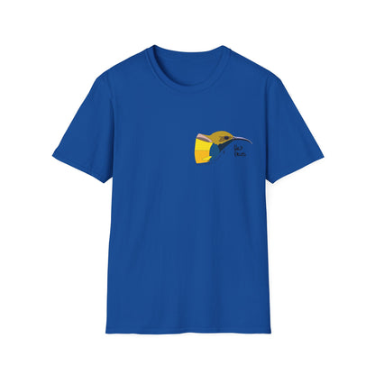 Olive-backed Sunbird - Small design - Unisex Softstyle T-Shirt Printify