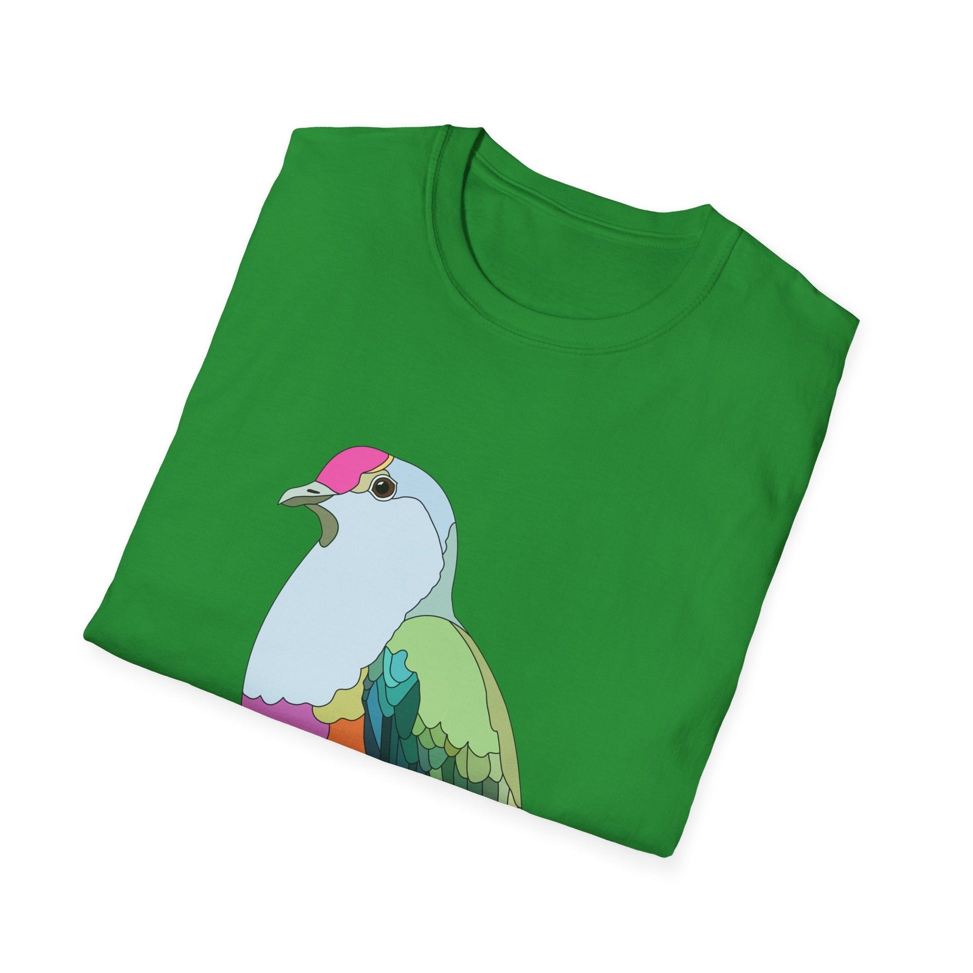 Rose-crowned Fruit Dove - Unisex Softstyle T-Shirt Printify