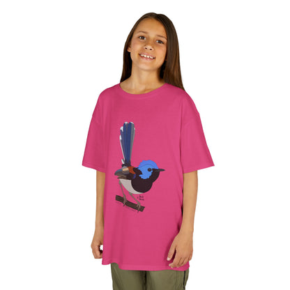 Lovely Fairywren | Kids Heavy Cotton™ Tee